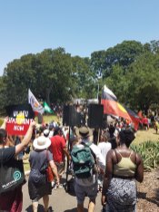 Invasion Day - arrival at Yabun Festival 2019