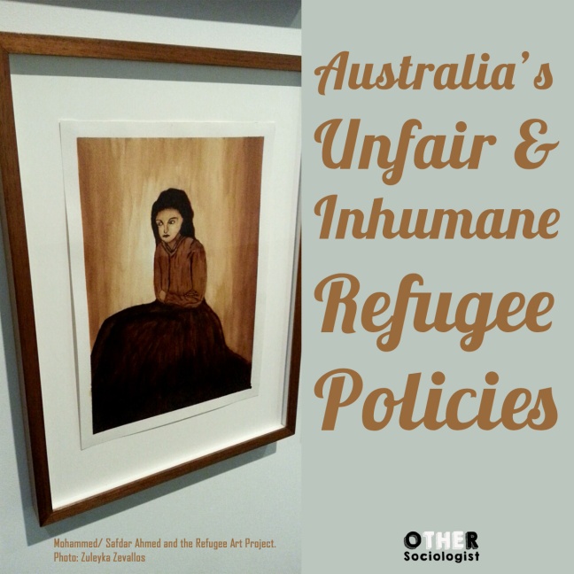Untitled (refugee girl) by Mohammed. Via Safdar Ahmed and the Refugee Art Project