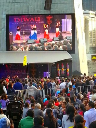 This dancing group was part of a troupe calling themselves a "Latin fusion," blending Latin and Indian dance styles