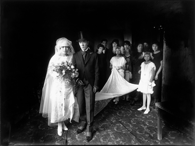 A bridal party wearing Spanish clothing in the 1920s- 1930s