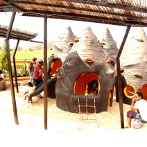 Families at the Pod Playground, National Arboretum Canberra