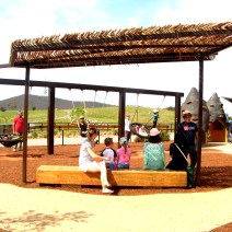 Family activities at the Pod Playground, National Arboretum Canberra
