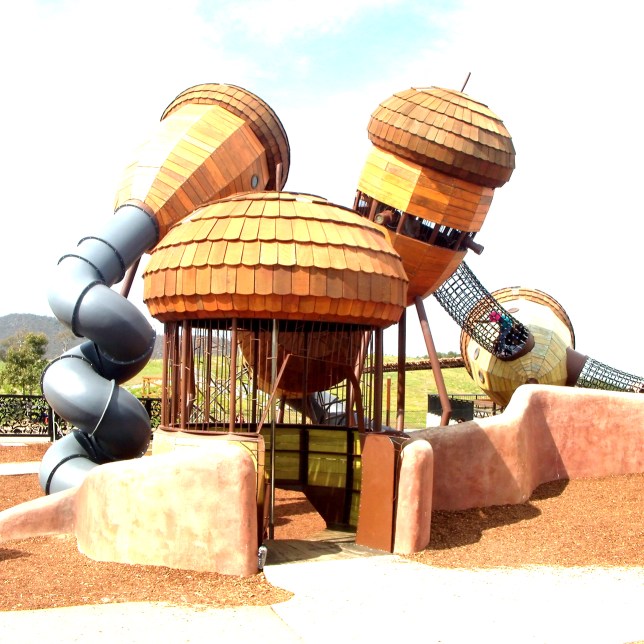 Playground at the National Arboretum Canberra