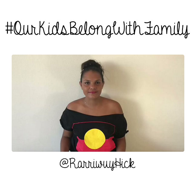 #OurKidsBelongWithFamily Twitter photo of founder @RarriwuyHick