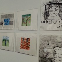 Safdar Ahmed and Refugee Art Project. Photos: Zuleyka Zevallos