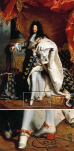 Louis XIV, 1701 portrait by Hyacinthe Rigaud. Via BBC