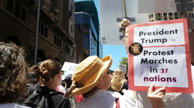 President Trump protest marches